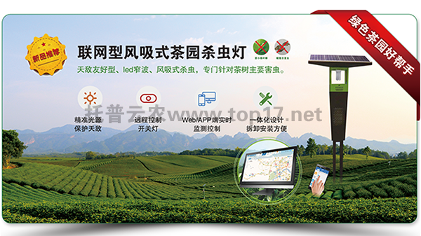 聯網型風吸式茶園殺蟲燈